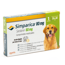 Simparica 20 - 40kg (80mg) 1 Comprimido