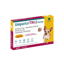 Simparica Trio 1.25 - 2.5kg 3 Comprimidos