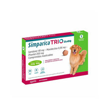 Simparica Trio en 3 comprimidos (20 a 40 kg)