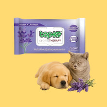 Top k9 Toallitas Húmedas Relajantes XL Lavanda 30 Unidades