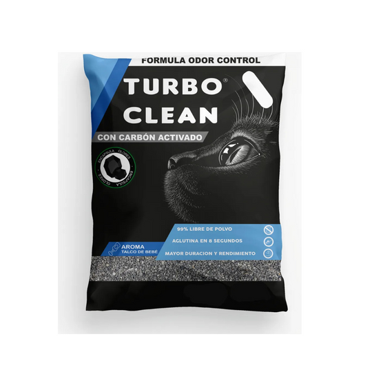 Turbo Clean Aglutinante Odor Count Talco de Bebe