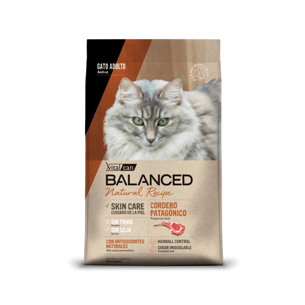Vitalcan Balanced Natural Recipe Gato - Cordero