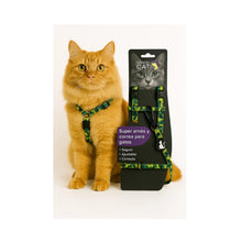 Wondercat Correa Arnes Premiun Camuflaje Verde