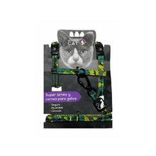 Wondercat Correa Arnes Premiun Camuflaje Verde